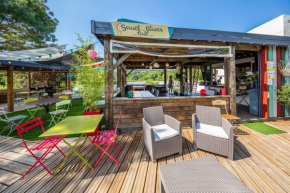 mobilhome terrasse ombragée 27m2